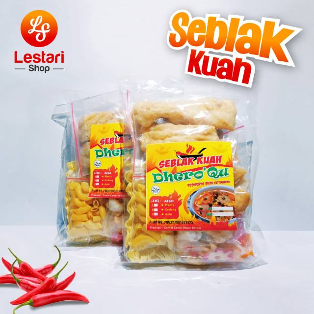 

Seblak kuah instan seblak dhero cemilan khas jawabarat