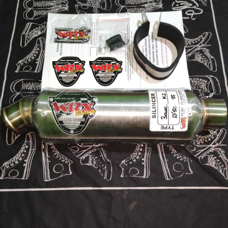 knalpot WRX 3oval K2 SS Sport Original