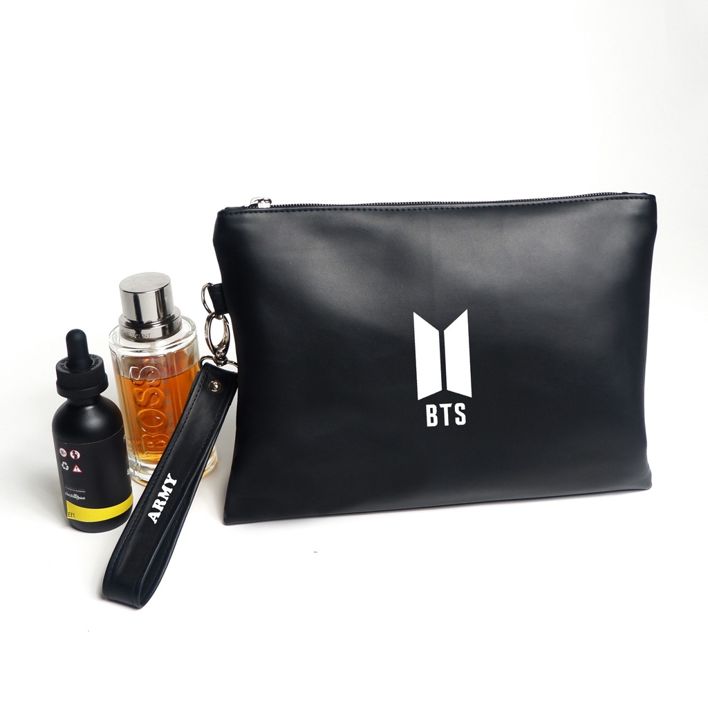 Clutch Tas Tangan Unisex  Korea BTS K-Pop Aio