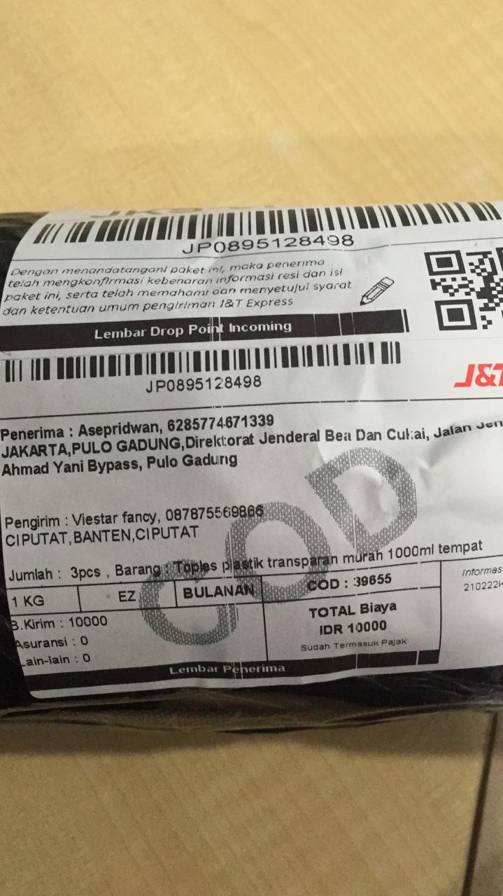 Toples Transparan Plastik Anti Tumpah Murah 1000ml Tempat Penyimpanan Makanan Ringan Alat Dapur