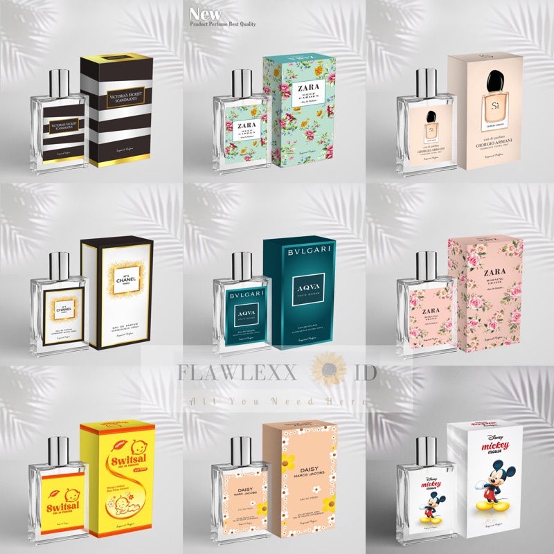 PARFUM THAILAND BOX EXCLUSIVE 35ml / Parfume Thailand + Box  / Inspired Parfume Box Murah - Aneka Parfum wanita pria murah