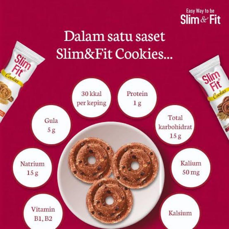 Slim &amp; Fit Cookies Coklat / Raisin Cinnamon