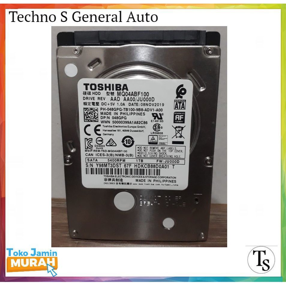 Hardisk 1TB - HDD Eksternal 1000 GB untuk PS4 - PS3 - PC - Laptop - Hard disk Internal 1 TB