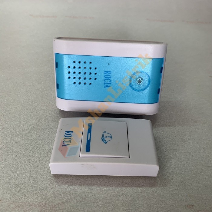 Bel Pintu Rumah Wireless Rocia 100m Door Bell Single