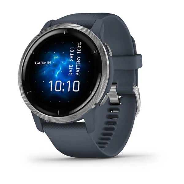 Garmin Venu 2 Series GPS WiFi Silicone Band - Garansi Resmi TAM 2 Tahun