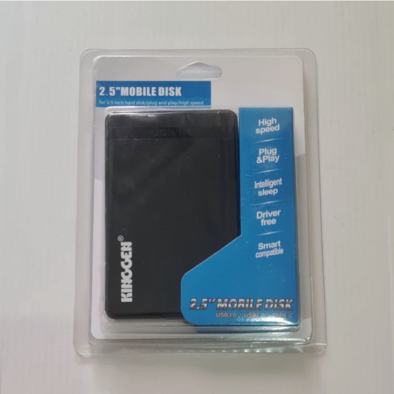 HDD CASES KINGGEN ORI SATA USB3.0 2.5” ENCLOSURE