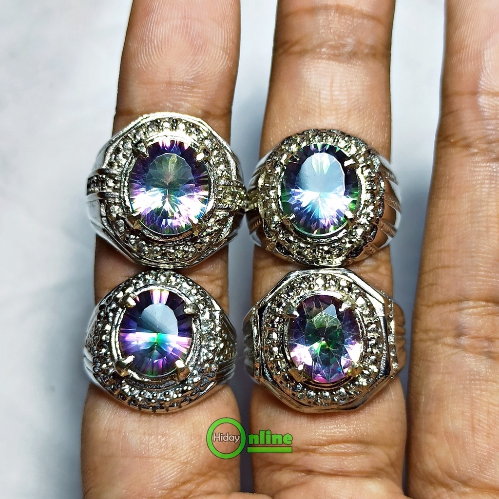 NATURAL RAINBOW MYSTIC QUARTZ BERGARANSI