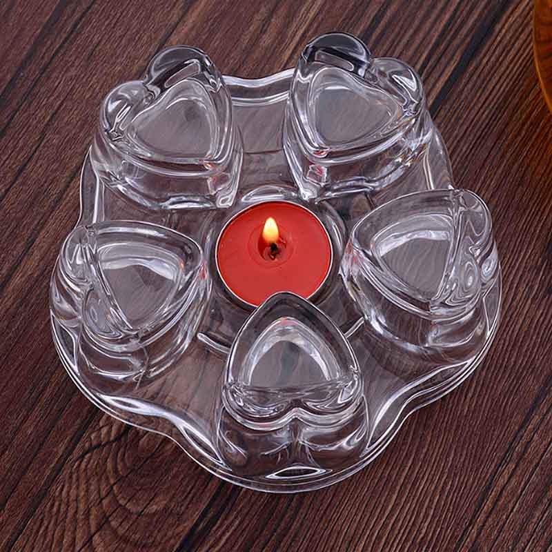 BORREY Tatakan Pemanas Teko Teh Kopi Teapot Warmer Base - BR-191 - Transparent