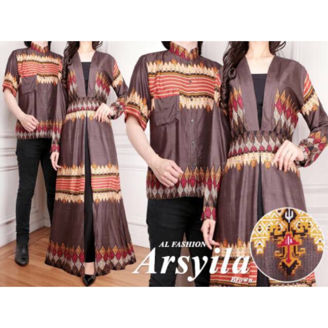 Aba Agen Baju Couple Batik Arsyilla Bahan Katun Ori Alfashion Murah