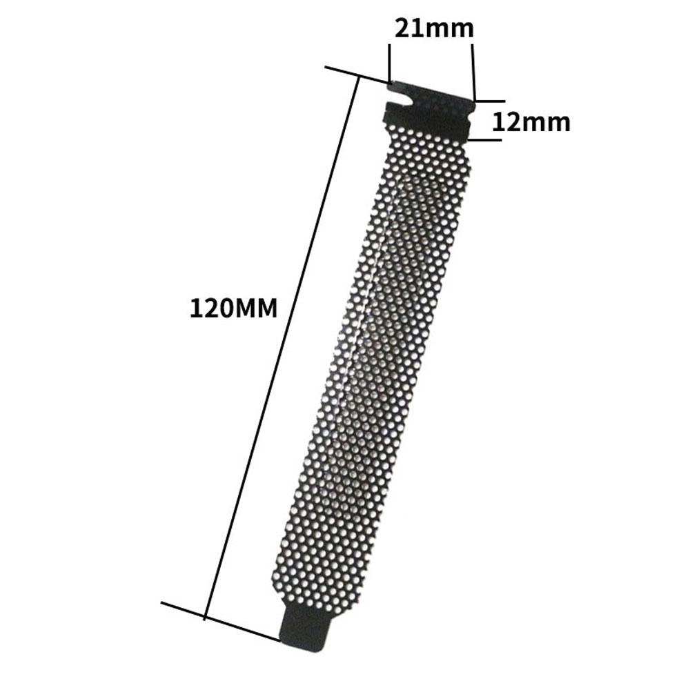 Cover Slot PCI Agustina 5Pcs/lot Blanking Plate Komputer Case Frame Chassis Bits Penyaring Debu