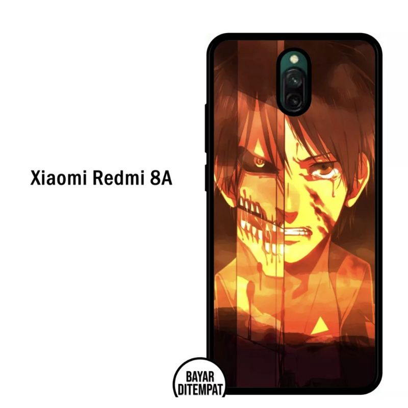 ubluk store case custom xiomi redmi 8 ,8A,8A pro motif AOT series keren murah
