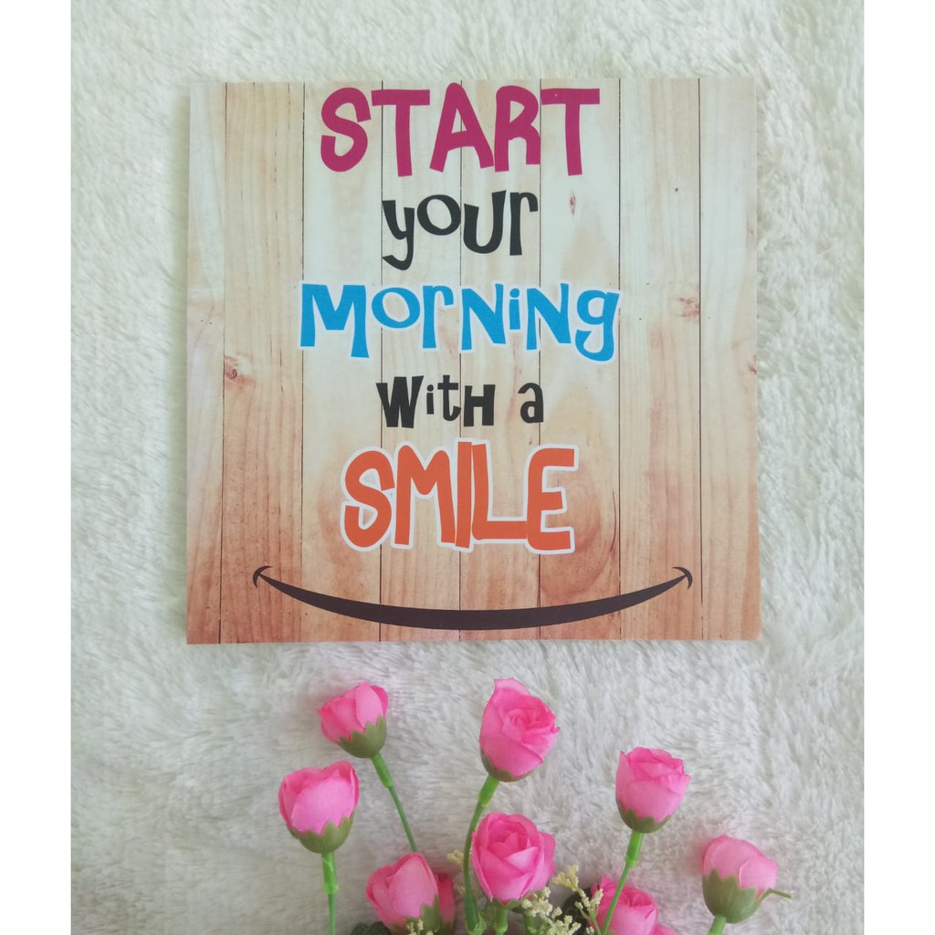 Walldecor Murah Hiasan Dinding Minimalis free custom quotes