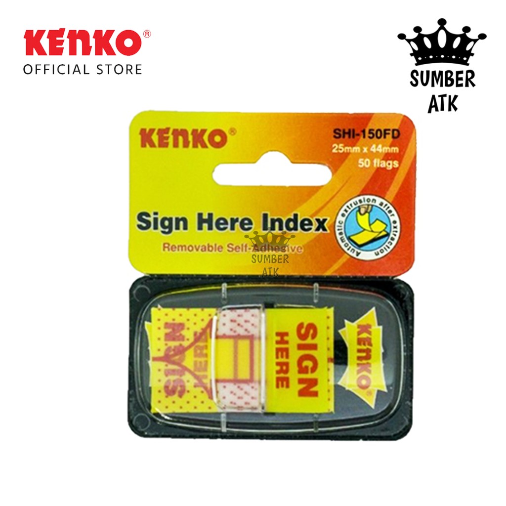 

Sign Here Index Kenko SHI-150FD / Penanda Kertas - 1 PCS