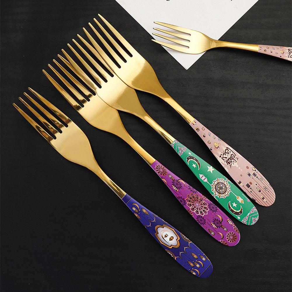 Top Cutlery Set Aksesoris Dapur Sendok Kopi Kue Garpu Spoon and Fork