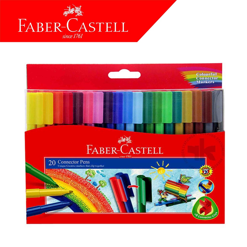 

Faber Castell Connector Pen Spidol Kecil Set 20 Warna 11200ADVDCBACB