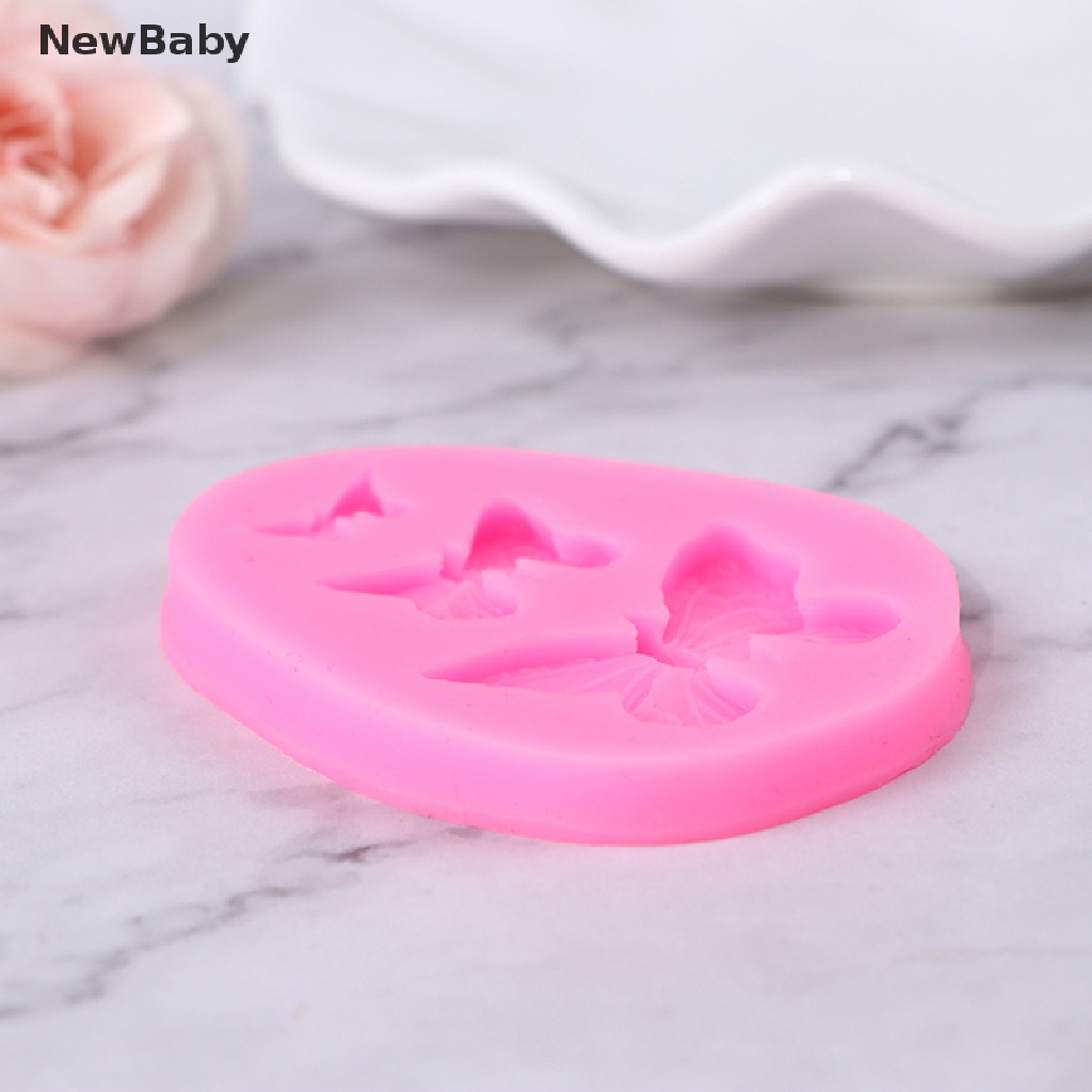 Cetakan Fondant Bentuk Bayi Butterfly 3D Bahan Silikon Untuk Dekorasi Kue