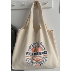 NEW Totebag Vintage Populer Tas Tote BIG Bahan Kanvas-ROCK YOUR BOAT