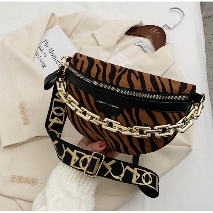 MV_Marvelouz MV111708 tas WaistBag motif Garis wanita import terbaru 1kg bisa 4 tas supplier GT1708