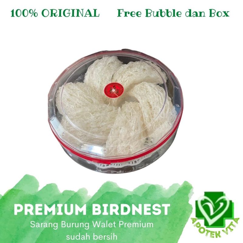 

PREMIUM BIRD NEST SARANG BURUNG WALET BERSIH