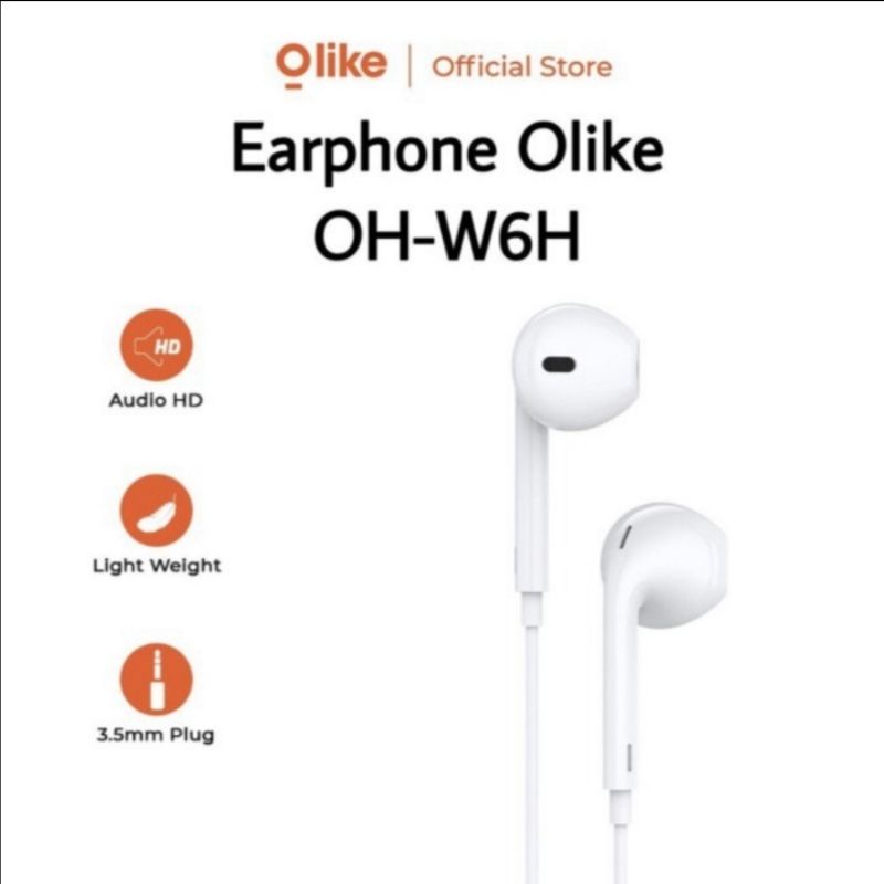 OLIKE TUBE EARPHONE OH-W3 - ORIGINAL