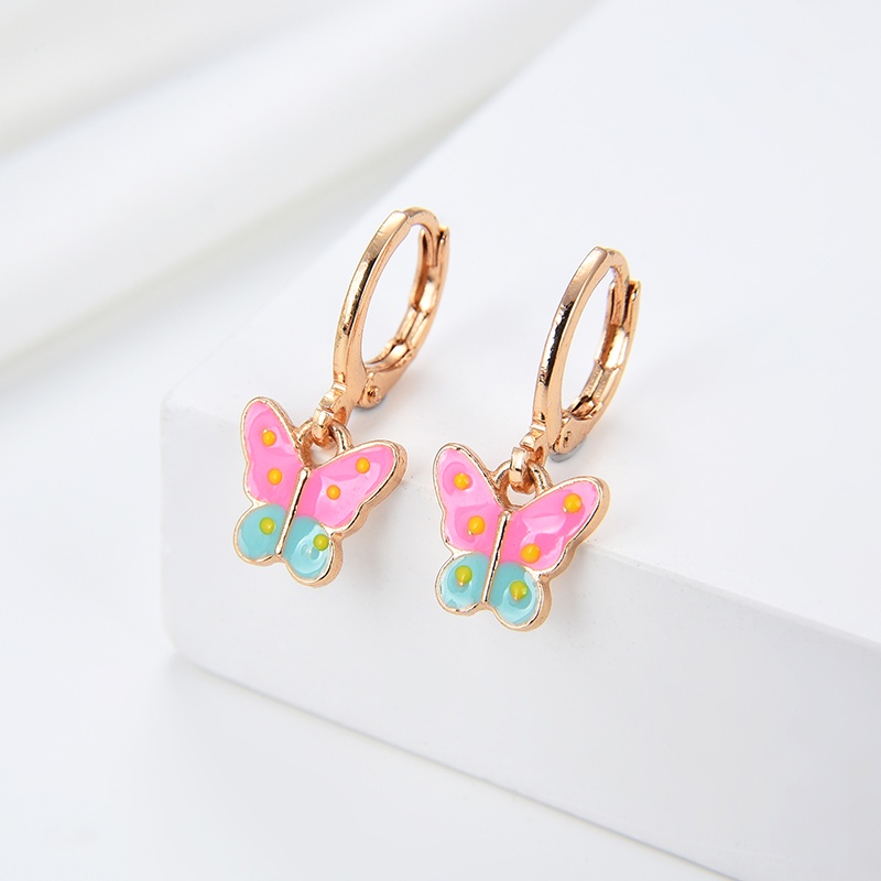 Anting Titanium Anak Emas Asli Muda Wanita Korea Anti Karat Karat Panjang Selamanya Korea Dewasa Bunga Style Korean Style Tusuk 02