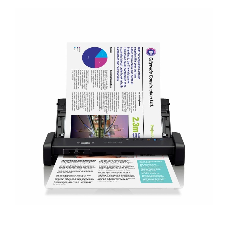 Epson WorkForce DS-310 Portable Sheet-fed Document Scanner / A4 Portable Sheet Fed Colour Scanner DS310