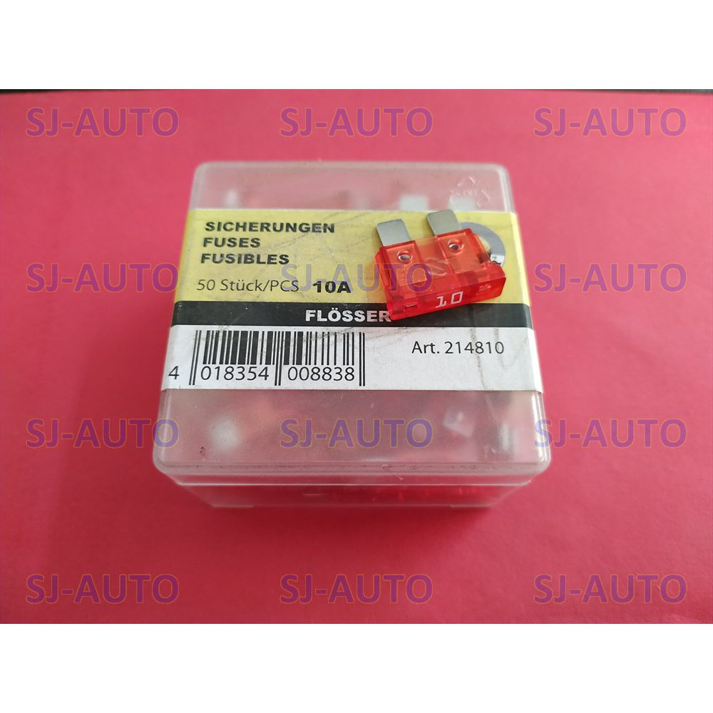 Sekring DX Flosser 10A Sekring Gepeng Flosser 10A