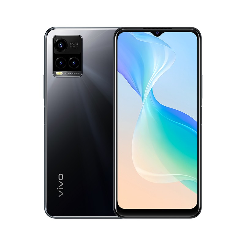 Vivo Y33s 8/128GB (RAM 8GB + Extended 4GB) NFC Garansi Resmi Vivo Indonesia-Y33s Mirror Black