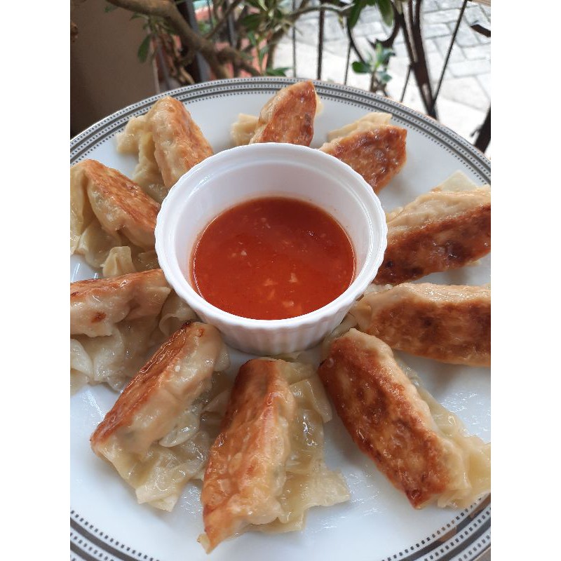 

Kuotie swikiau gyoza pangsit ayam halal homemade