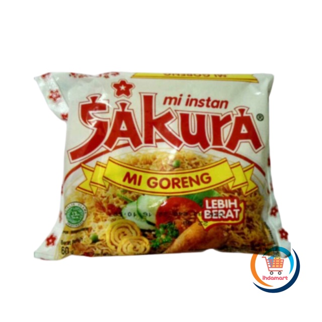 Mie Instan Sakura Goreng 60 gr (Isi 10 pcs)