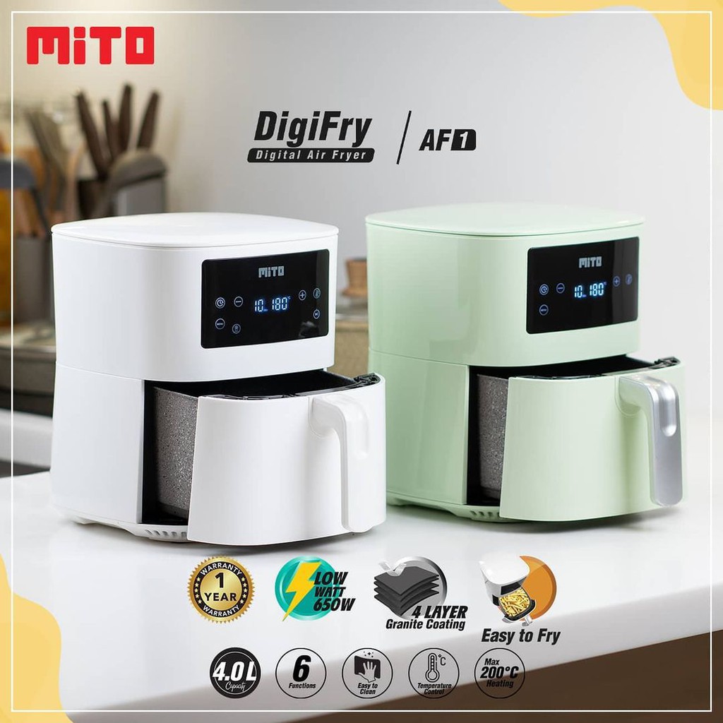 MITO DIGITAL AIR FRYER 4L DIGIFRY AF1