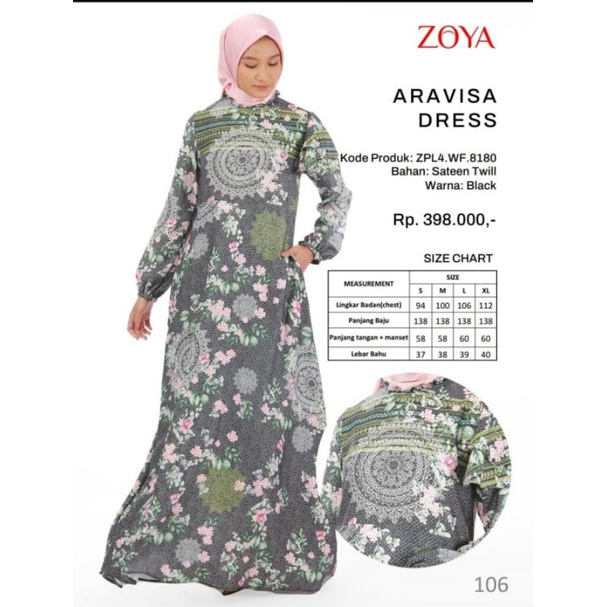 ZOYA Gamis muslim Aravisa Dress
