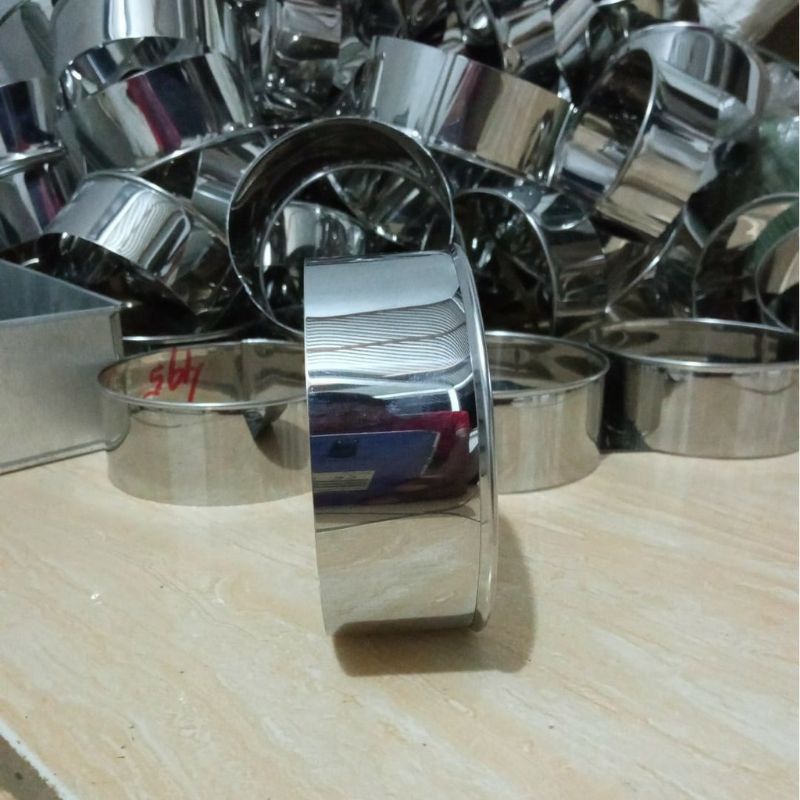 Cetakan roti burger ring roti burger stainless