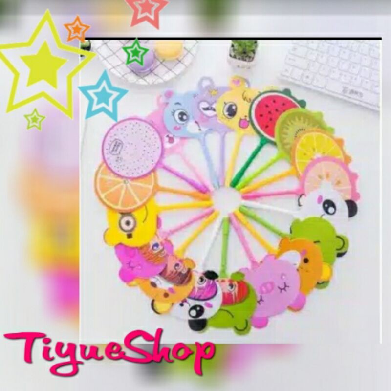 

Pulpen kipas lucu karakter