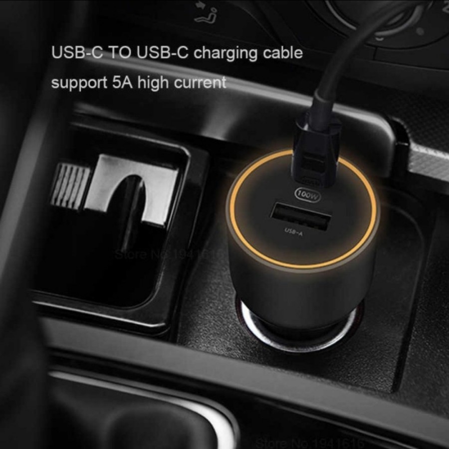 MI Car Charger 1A1C Dual USB-C / USB-A 100Watt