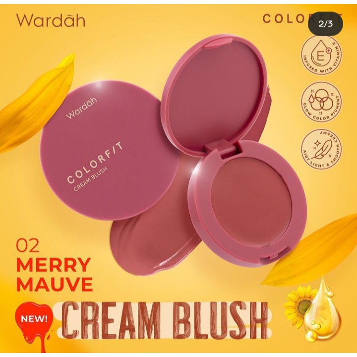 Wardah colorfit cream blush