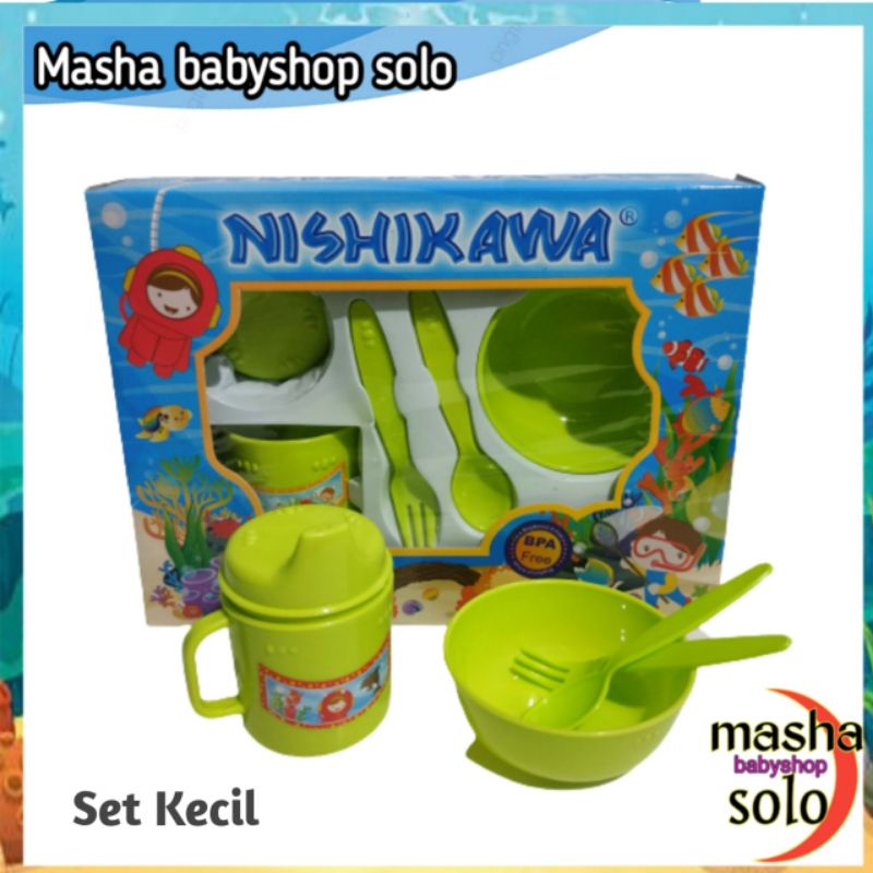 Feding set bayi Nisikawa , Tempat makan bayi  peralatan makan