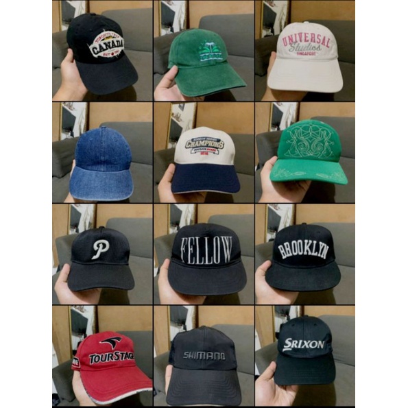 topi second bekas preloved vintage trucker murah