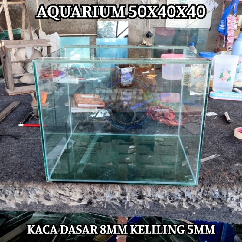 AQUARIUM KACA UKURAN 50X40X40