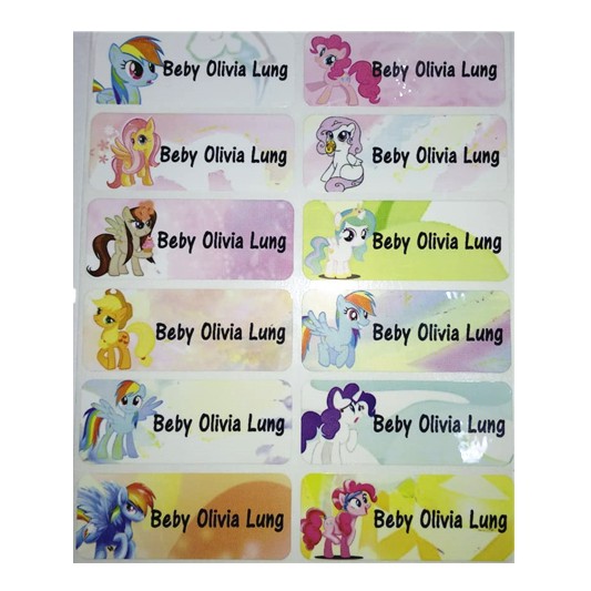 

Sticker Label Nama Anak Waterproof Sekolah Little Pony Kuda Poni Size M dan L