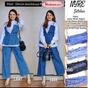 Nyre Setelan Wanita Jeans Ori Madame