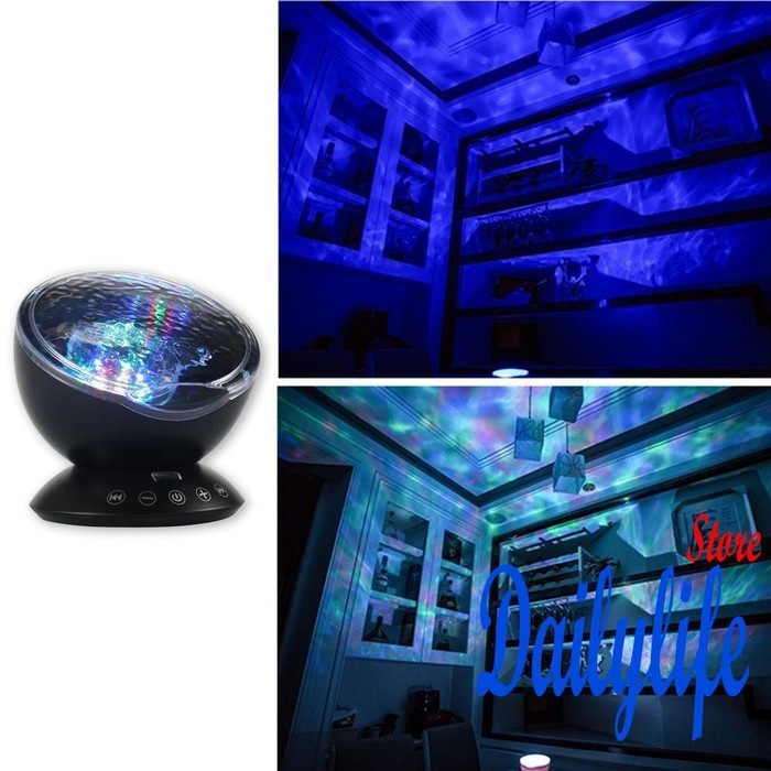 QUALITY Lampu Aurora Daren Wave Ocean Auroriels Lamp / Lampu Proyektor Tidur