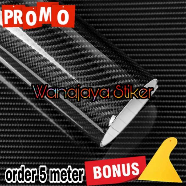 STICKER SKOTLET MOTOR CARBON 5D / STIKER CARBON 5D GLOSSY / SKOTLET MOTOR CARBON 5D /KARBON 5D HITAM