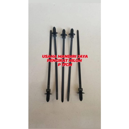 NYLON PLASTIK PENGIKAT KABEL KLIP PANAH / INSULOCK TO KABEL BODY 5PC