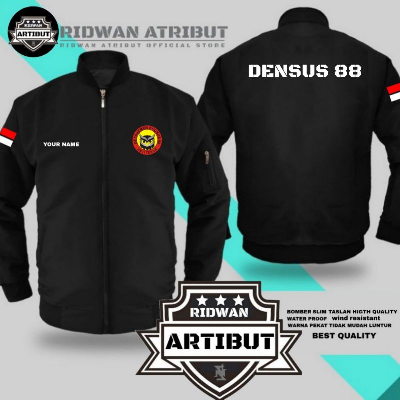Jaket bomber taslan.densus 88 (Jaket densus 88)