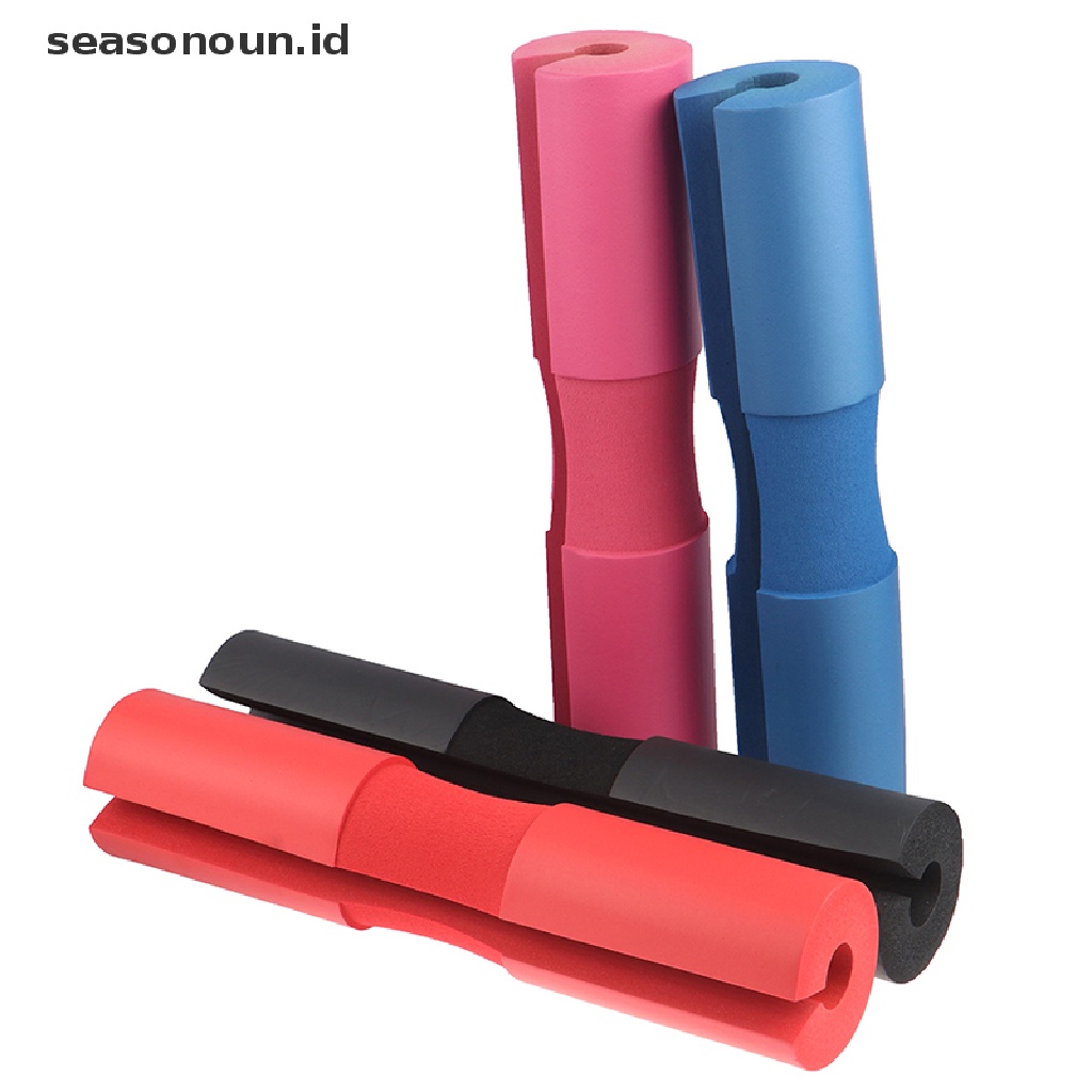 (seasonoun) Cover Pelindung Barbel Bahan Busa Untuk Angkat Beban / Gym