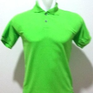 POLO POLOS HIJAU STABILO / KAOS KERAH POLOS HIJAU STABILO