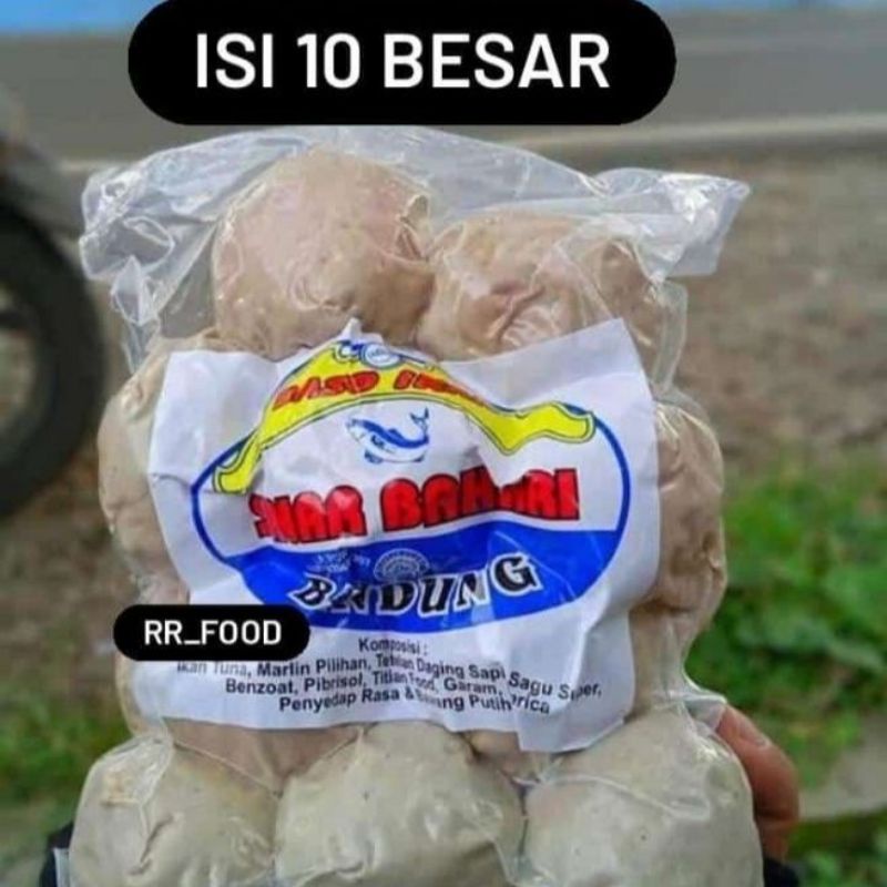 

baso ikan sinar bahari besar isi 10 biji