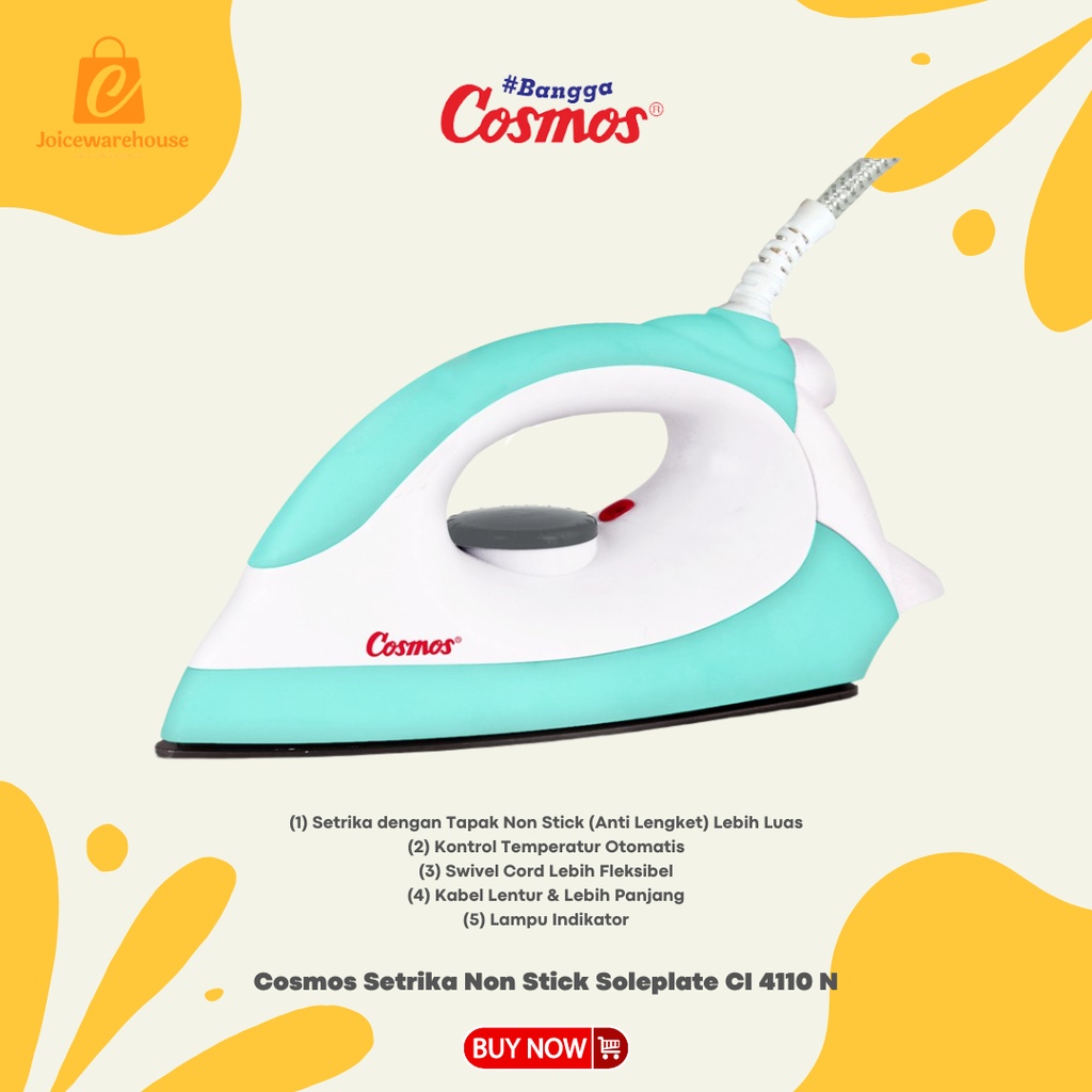 Cosmos Setrika Non Stick Soleplate CI 4110 N