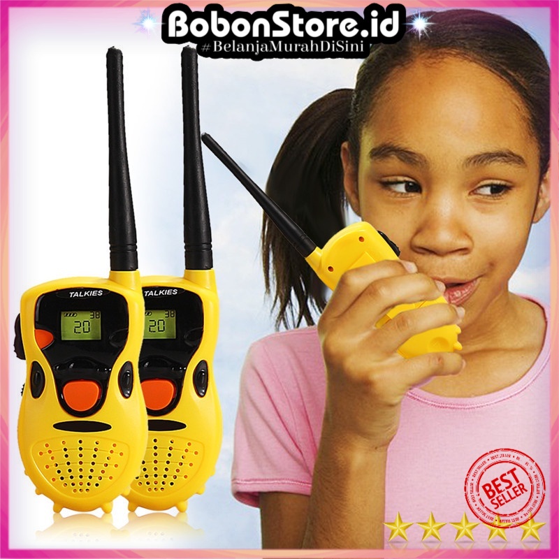 Kids Toys Mainan HT Mini Walkie Talkie Anak 1 Pasang